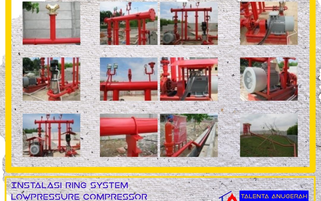 Instalasi Ring System Low Pressure Compressor PT. Lavida Herculon