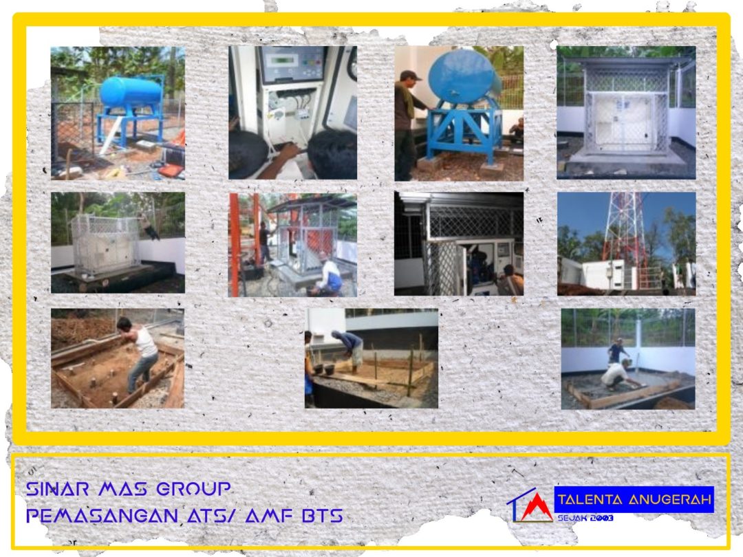 Pemasangan ATS/AMF Genset BTS Smart Telecom Sinar Mas Group