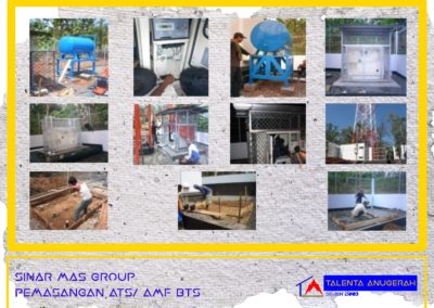 Pemasangan ATS/AMF Genset BTS Smart Telecom Sinar Mas Group