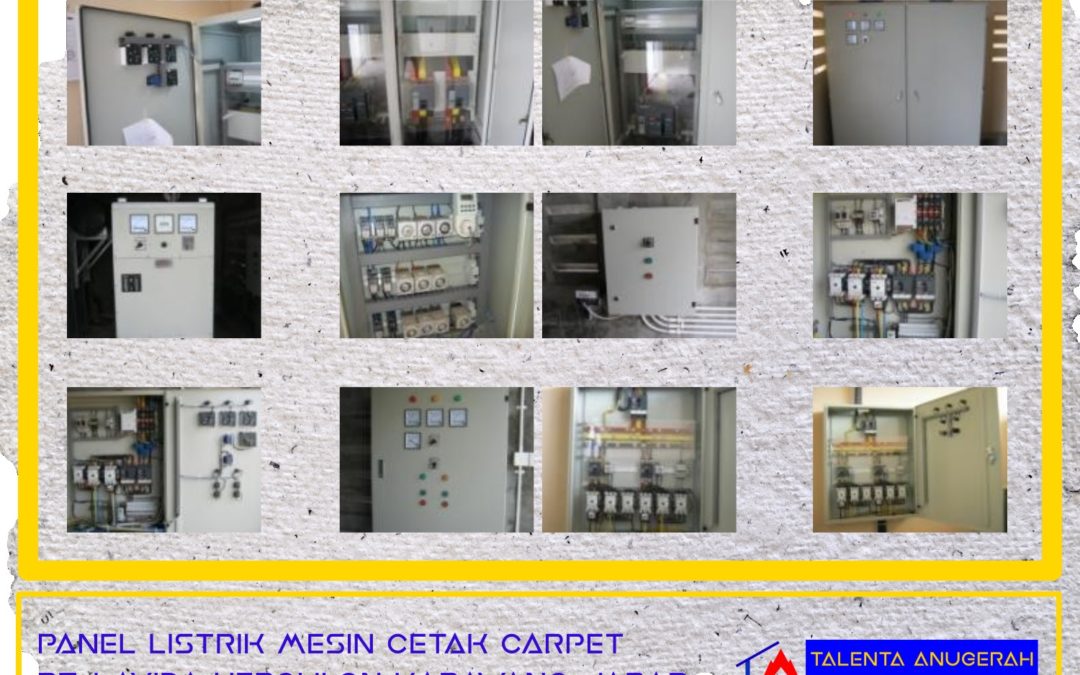 Pengadaan Dan Pemasangan Panel Listrik Mesin Cetak Carpet PT. Lavida Herculon