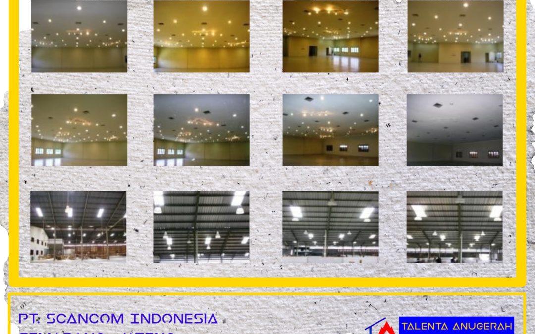 Perencanaan Instalasi Penerangan Show Room Dan Pabrik PT. Scancom Indonesia