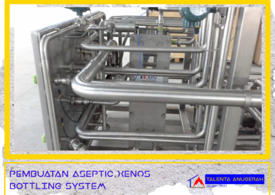 Perusahaan ahli pemasangan Aseptic Xenos Bottling System 4