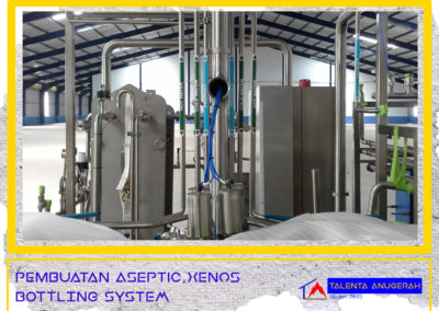 Perusahaan ahli pemasangan Aseptic Xenos Bottling System 5