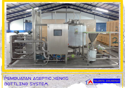 Perusahaan ahli pemasangan Aseptic Xenos Bottling System 7