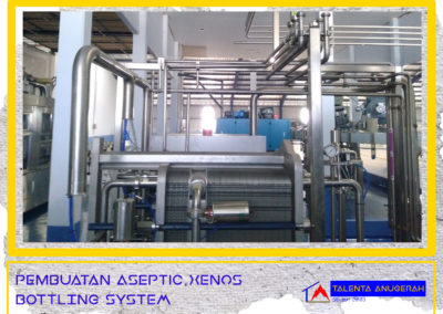 Perusahaan ahli pemasangan Aseptic Xenos Bottling System 8